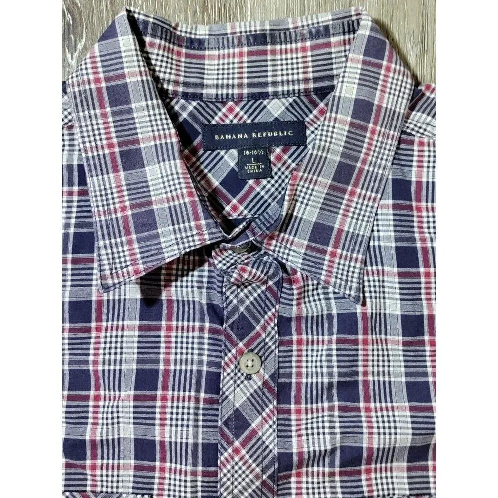 Banana Republic Mens Button Up Shirt Size Large